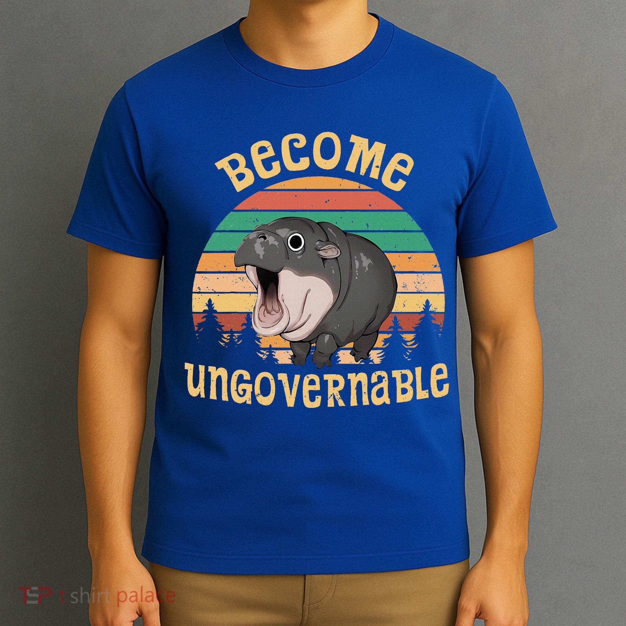 Become Ungovernable Moo Deng Baby Pygmy Hippo T-Shirt