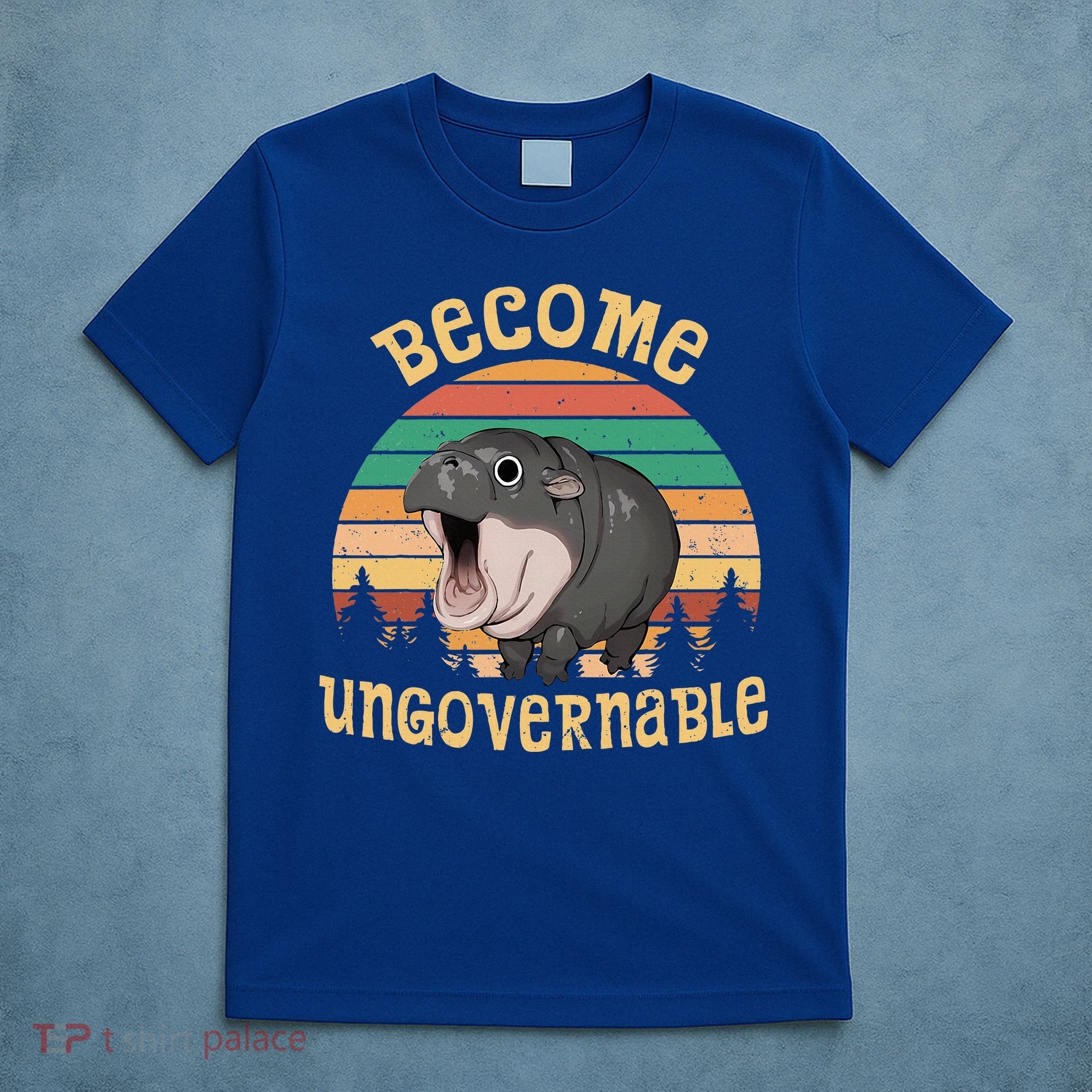 Become Ungovernable Moo Deng Baby Pygmy Hippo T-Shirt