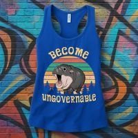 Become Ungovernable Moo Deng Baby Pygmy Hippo Women's Tank Top thumb 3
