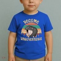 Become Ungovernable Moo Deng Baby Pygmy Hippo Toddler T-Shirt thumb 2