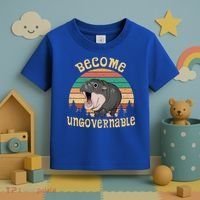 Become Ungovernable Moo Deng Baby Pygmy Hippo Toddler T-Shirt thumb 3