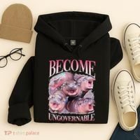 Become Ungovernable Moo Deng Funny Baby Hippo Hoodie thumb 4
