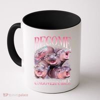 Become Ungovernable Moo Deng Funny Baby Hippo Coffee Mug thumb 0