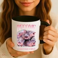 Become Ungovernable Moo Deng Funny Baby Hippo Coffee Mug thumb 3