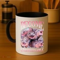 Become Ungovernable Moo Deng Funny Baby Hippo Coffee Mug thumb 4