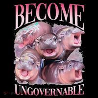 Become Ungovernable Moo Deng Funny Baby Hippo Coffee Mug thumb 5