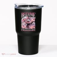 Become Ungovernable Moo Deng Funny Baby Hippo Tumbler thumb 0