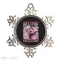 Become Ungovernable Moo Deng Funny Baby Hippo Ornament thumb 0