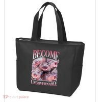 Become Ungovernable Moo Deng Funny Baby Hippo Tote Bag thumb 3