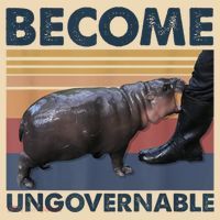 Become Ungovernable Moo Deng Humor Tote Bag thumb 4