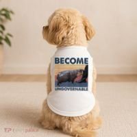 Become Ungovernable Moo Deng Humor Doggie Tank thumb 2