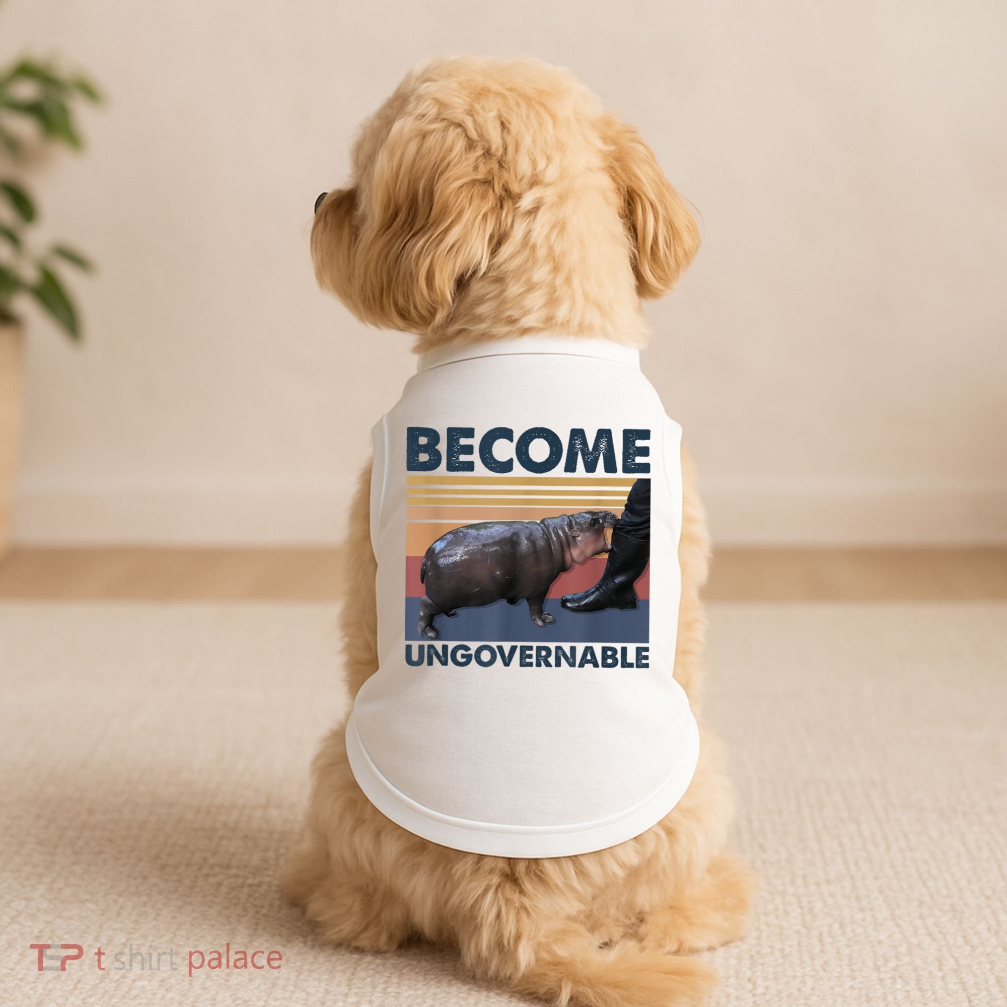 Become Ungovernable Moo Deng Humor Doggie Tank