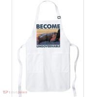 Become Ungovernable Moo Deng Humor Apron thumb 0