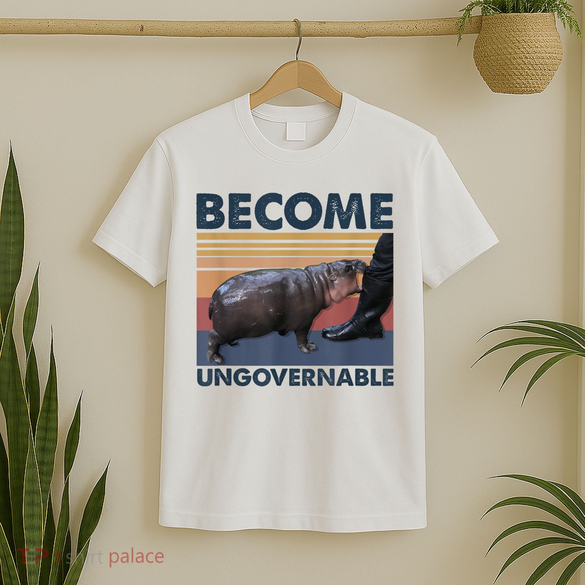 Become Ungovernable Moo Deng Humor T-Shirt