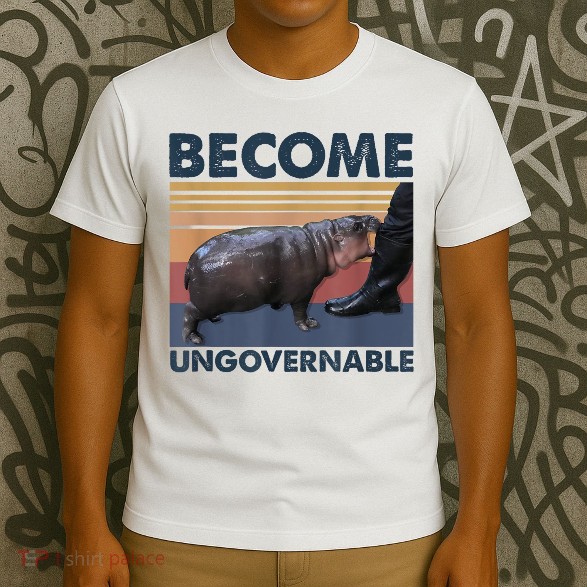 Become Ungovernable Moo Deng Humor T-Shirt