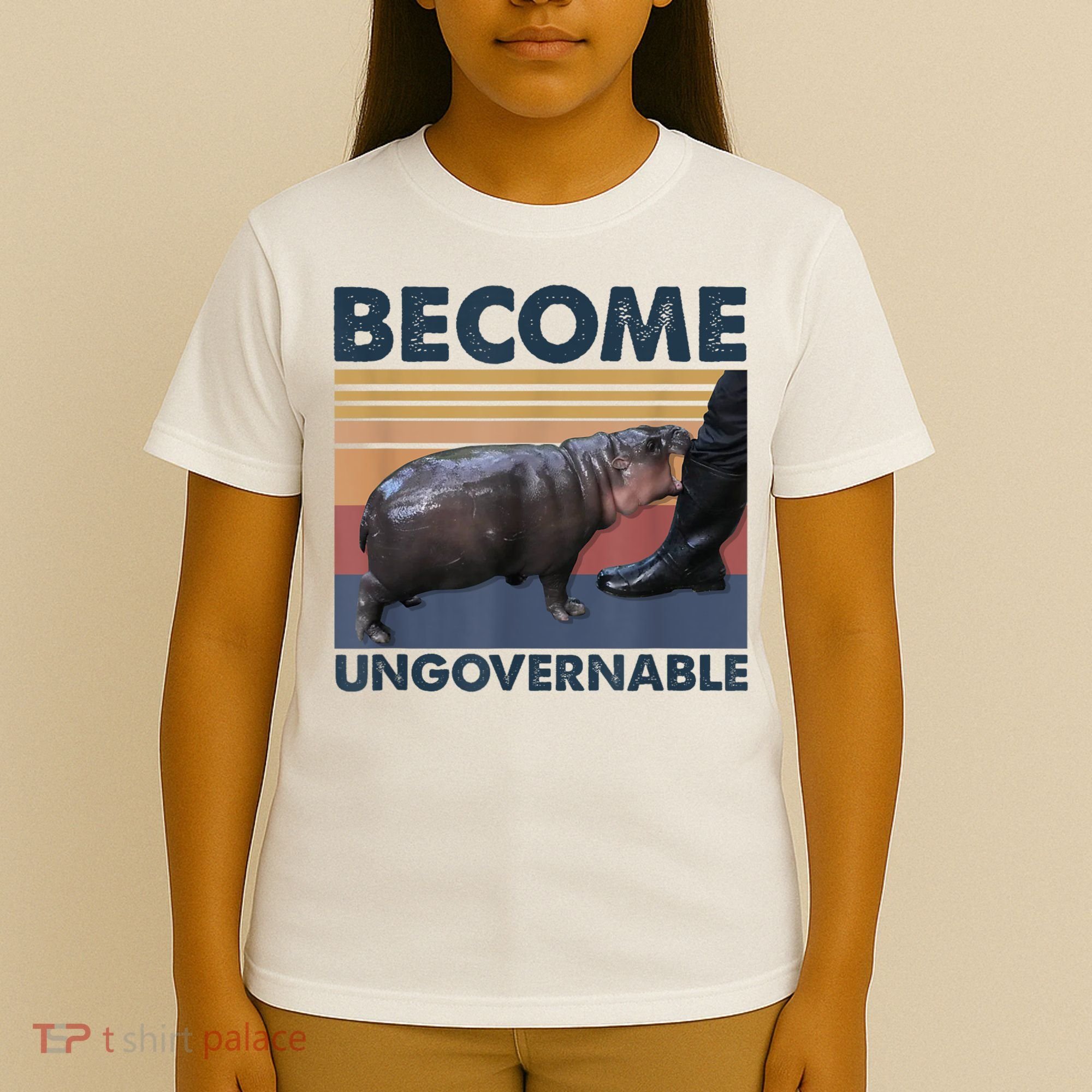 Become Ungovernable Moo Deng Humor T-Shirt