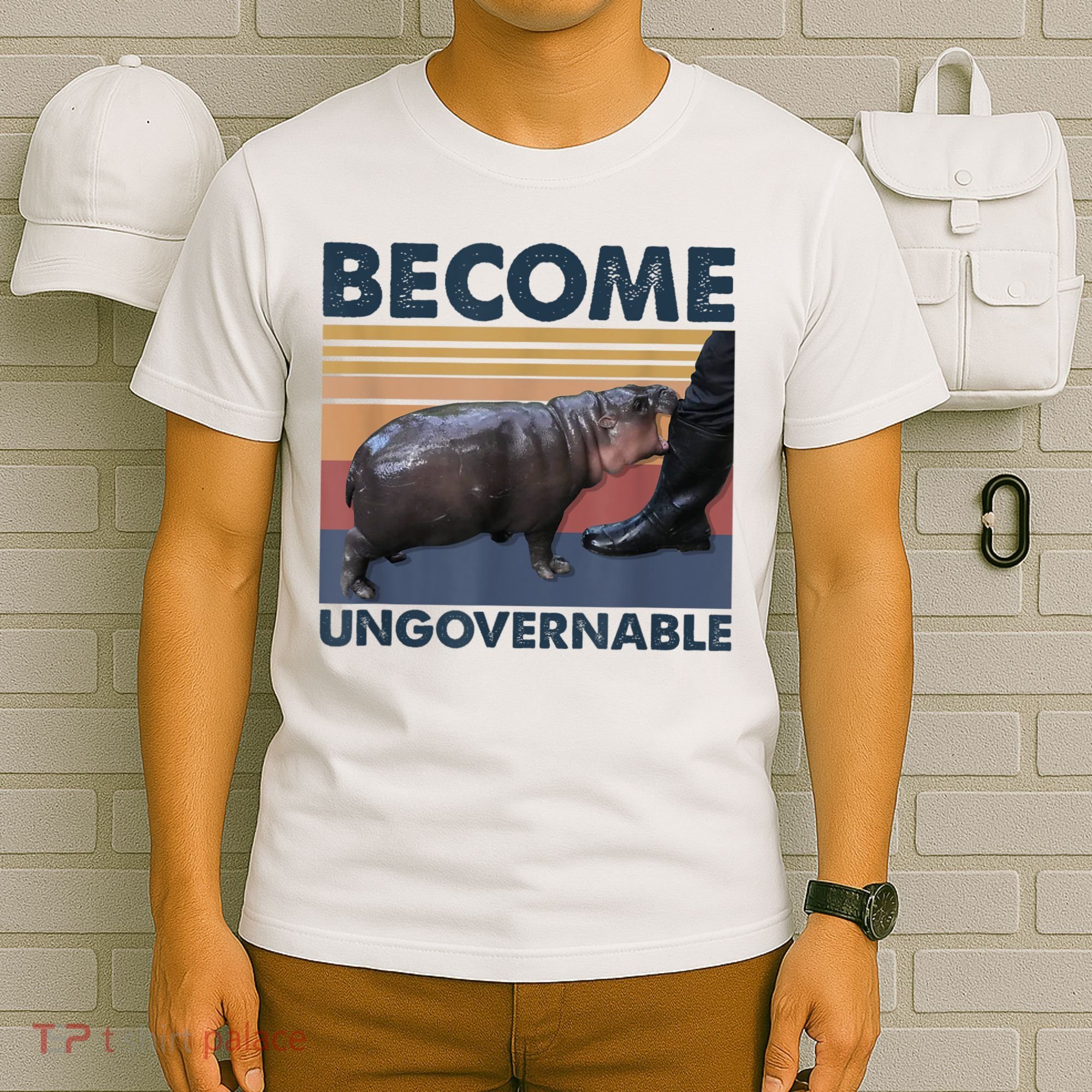 Become Ungovernable Moo Deng Humor T-Shirt