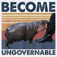 Become Ungovernable Moo Deng Humor Women's Hoodie thumb 2