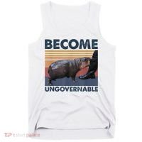 Become Ungovernable Moo Deng Humor Tank Top thumb 0