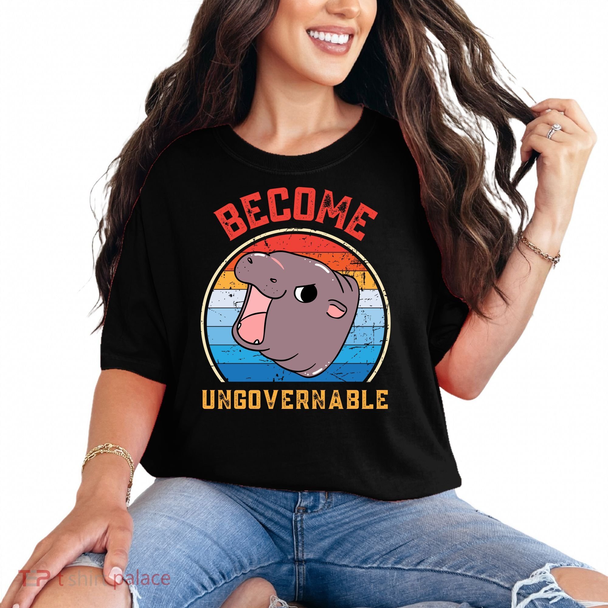 Become Ungovernable Moo Deng Comfort Colors T-Shirt