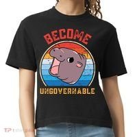 Become Ungovernable Moo Deng Comfort Colors Boxy T-Shirt thumb 0
