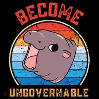 Become Ungovernable Moo Deng Doggie Tank thumb 4