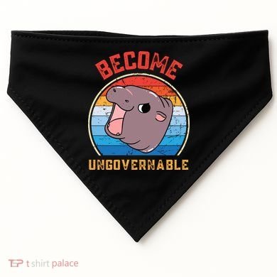 Become Ungovernable Moo Deng USA-Made Doggie Bandana