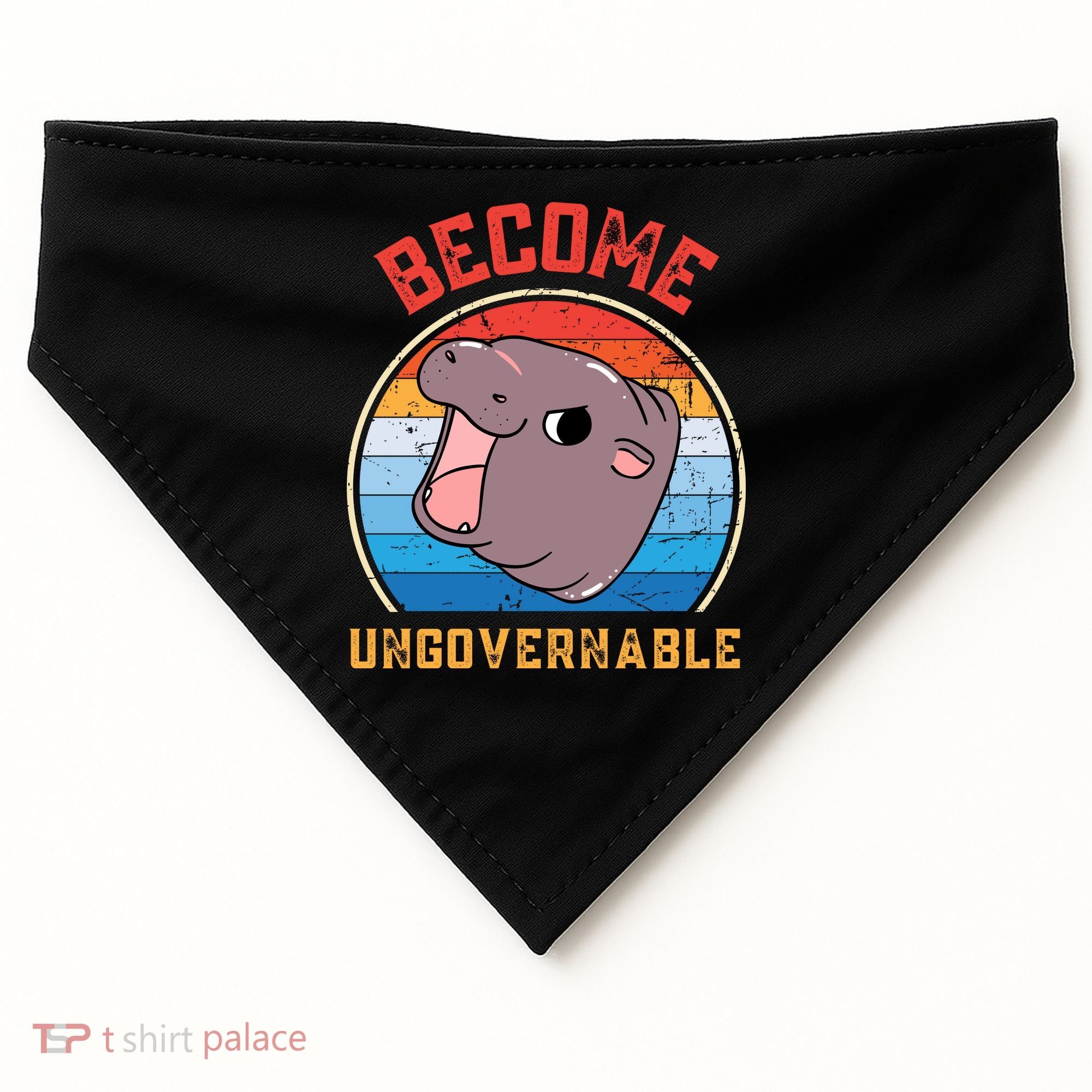 Become Ungovernable Moo Deng USA-Made Doggie Bandana