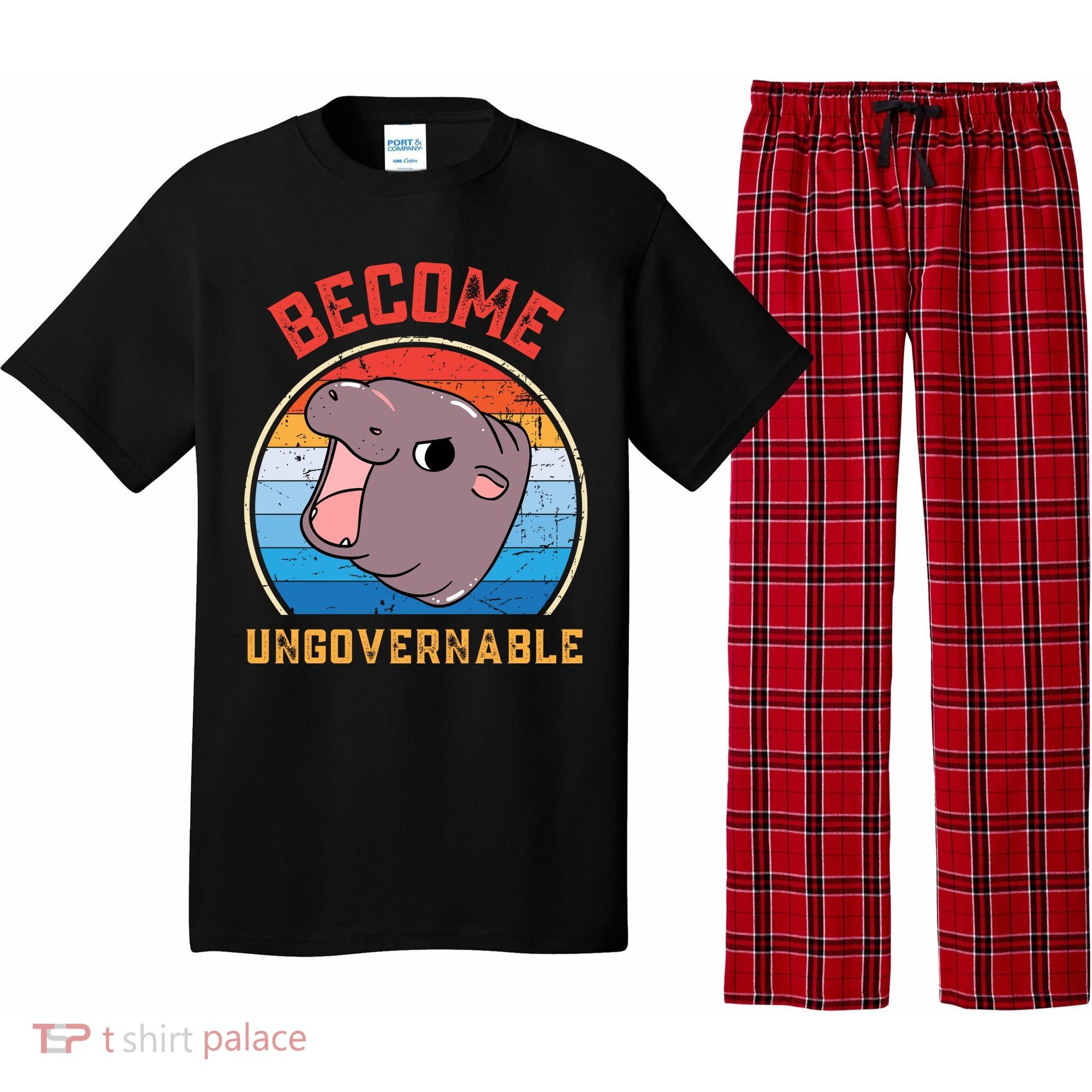 Become Ungovernable Moo Deng Pajama Set