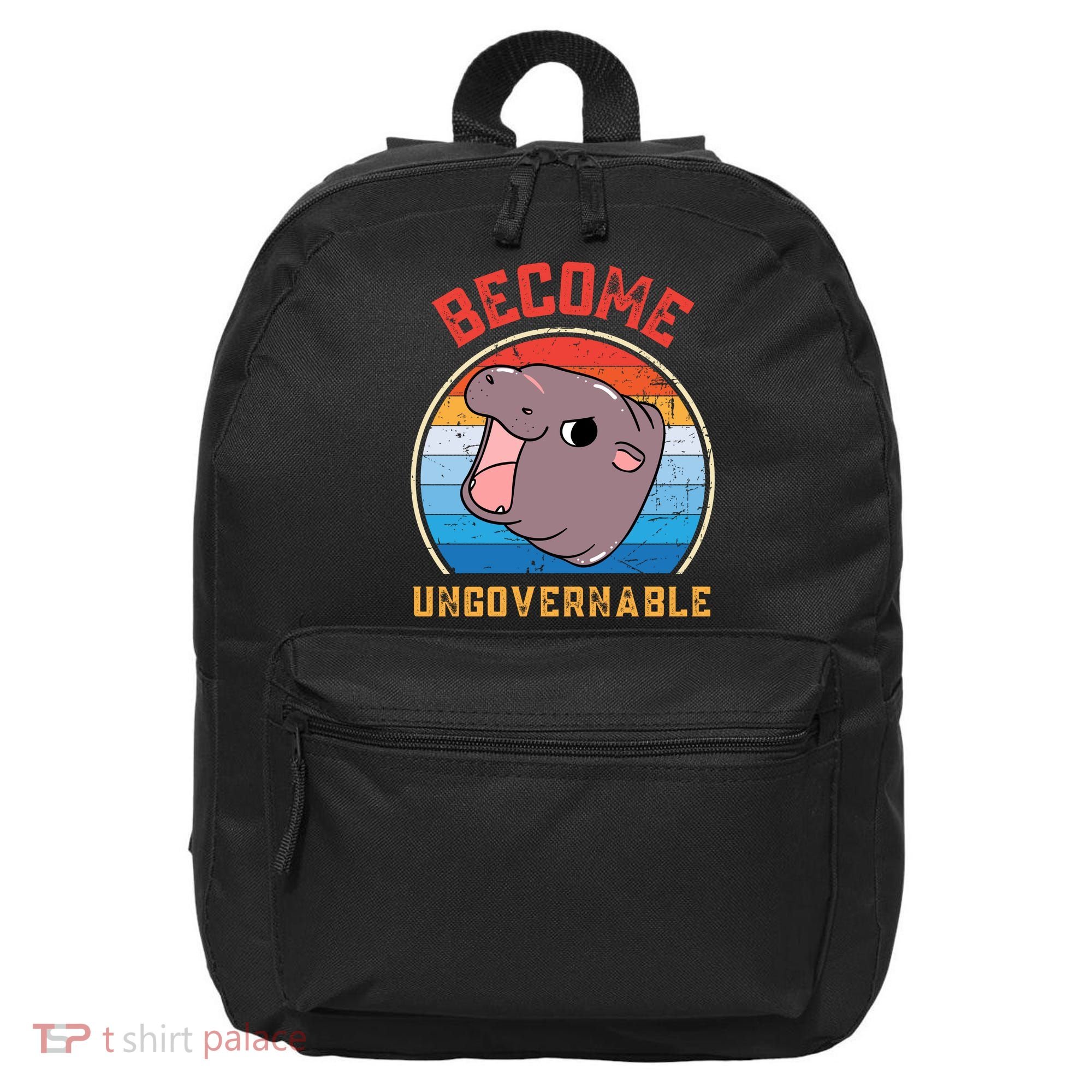 Become Ungovernable Moo Deng 16 in Basic Backpack