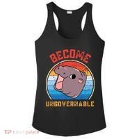 Become Ungovernable Moo Deng Ladies PosiCharge Competitor Racerback Tank thumb 0