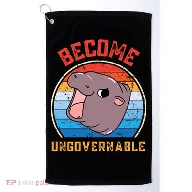 Become Ungovernable Moo Deng Golf Towel