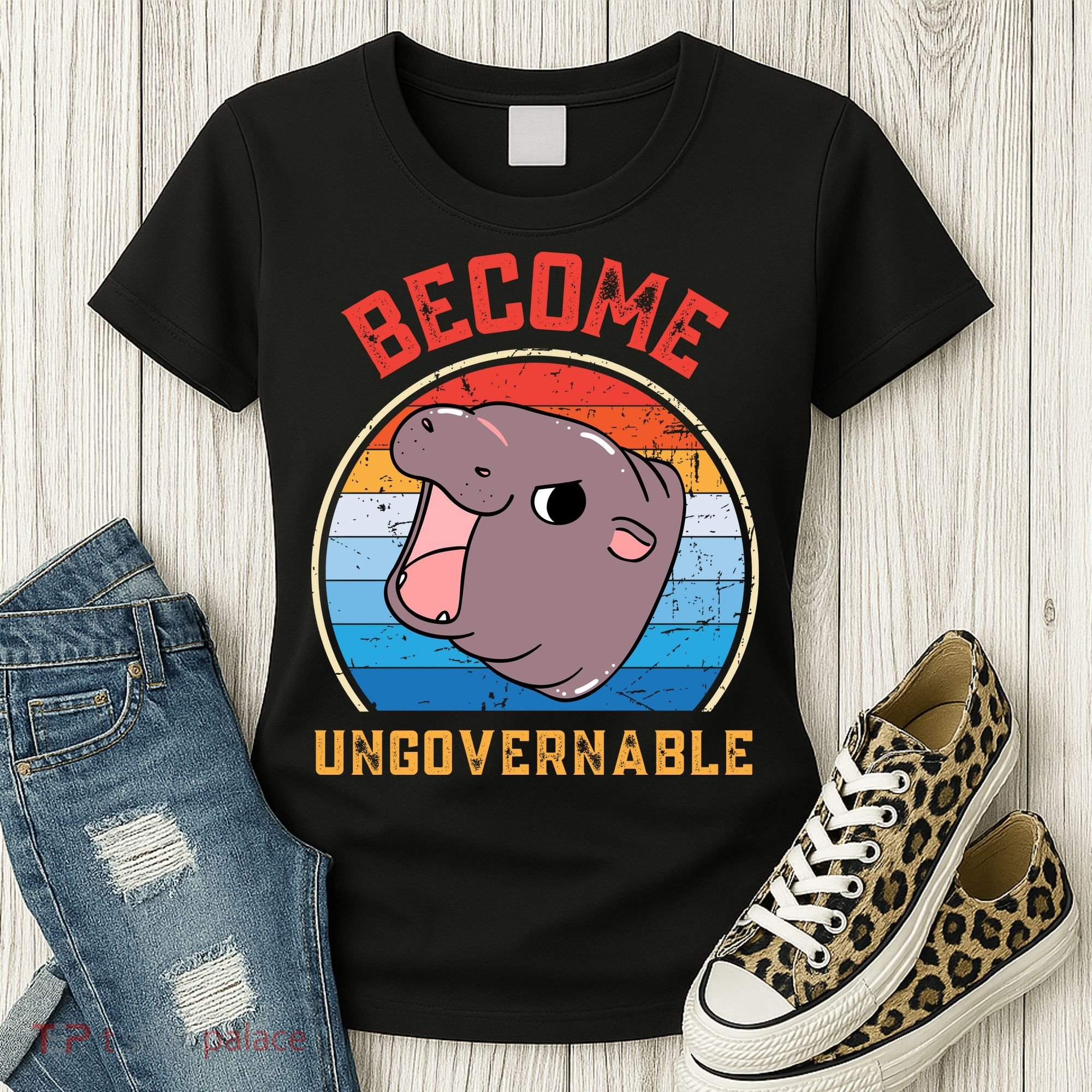 Become Ungovernable Moo Deng Women's T-Shirt