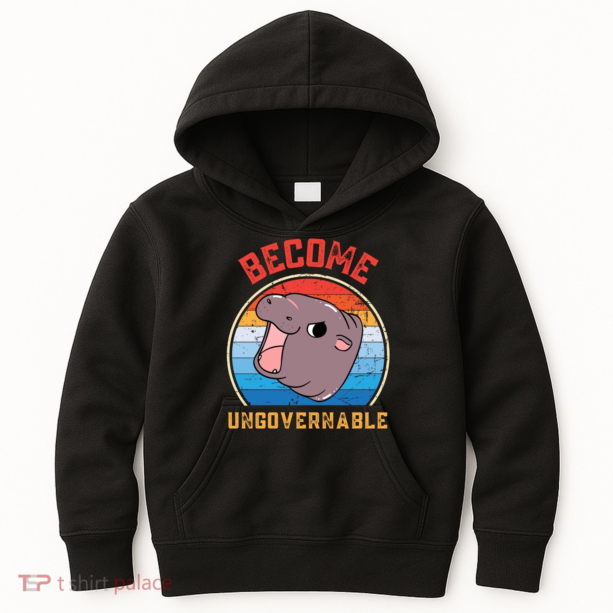 Become Ungovernable Moo Deng Kids Hoodie