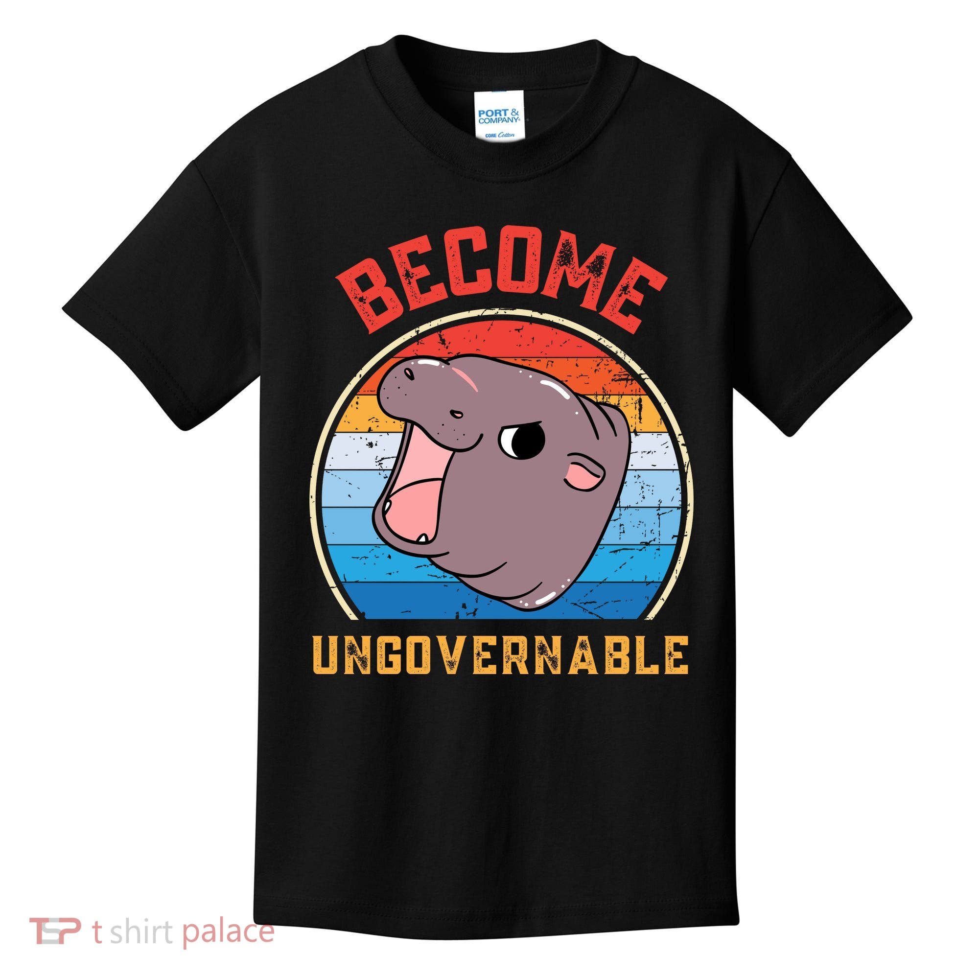 Become Ungovernable Moo Deng Kids T-Shirt