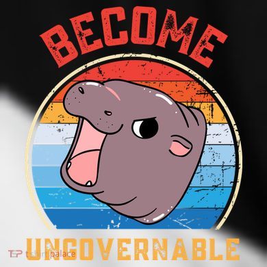 Become Ungovernable Moo Deng Toddler Fine Jersey T-Shirt