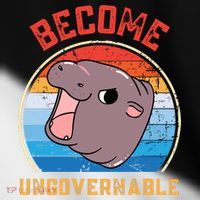 Become Ungovernable Moo Deng Toddler Fine Jersey T-Shirt thumb 2