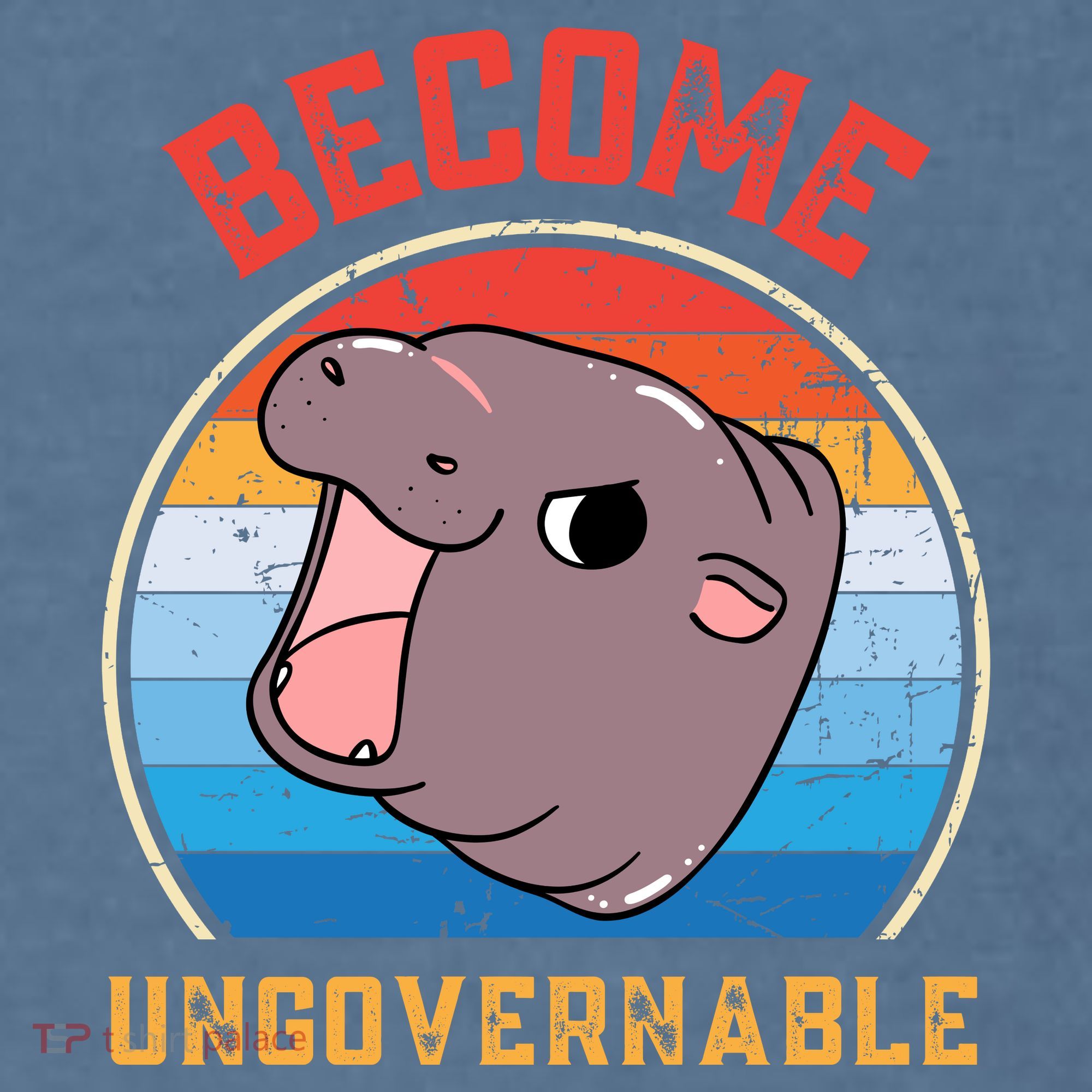 Become Ungovernable Moo Deng Garment-Dyed Sweatshirt