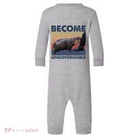 Become Ungovernable Moo Deng Cute Baby Hippo Funny Hippo Infant Fleece One Piece thumb 0