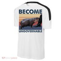 Become Ungovernable Moo Deng Cute Baby Hippo Funny Hippo Sport-Tek Competitor United Soccer Jersey thumb 2
