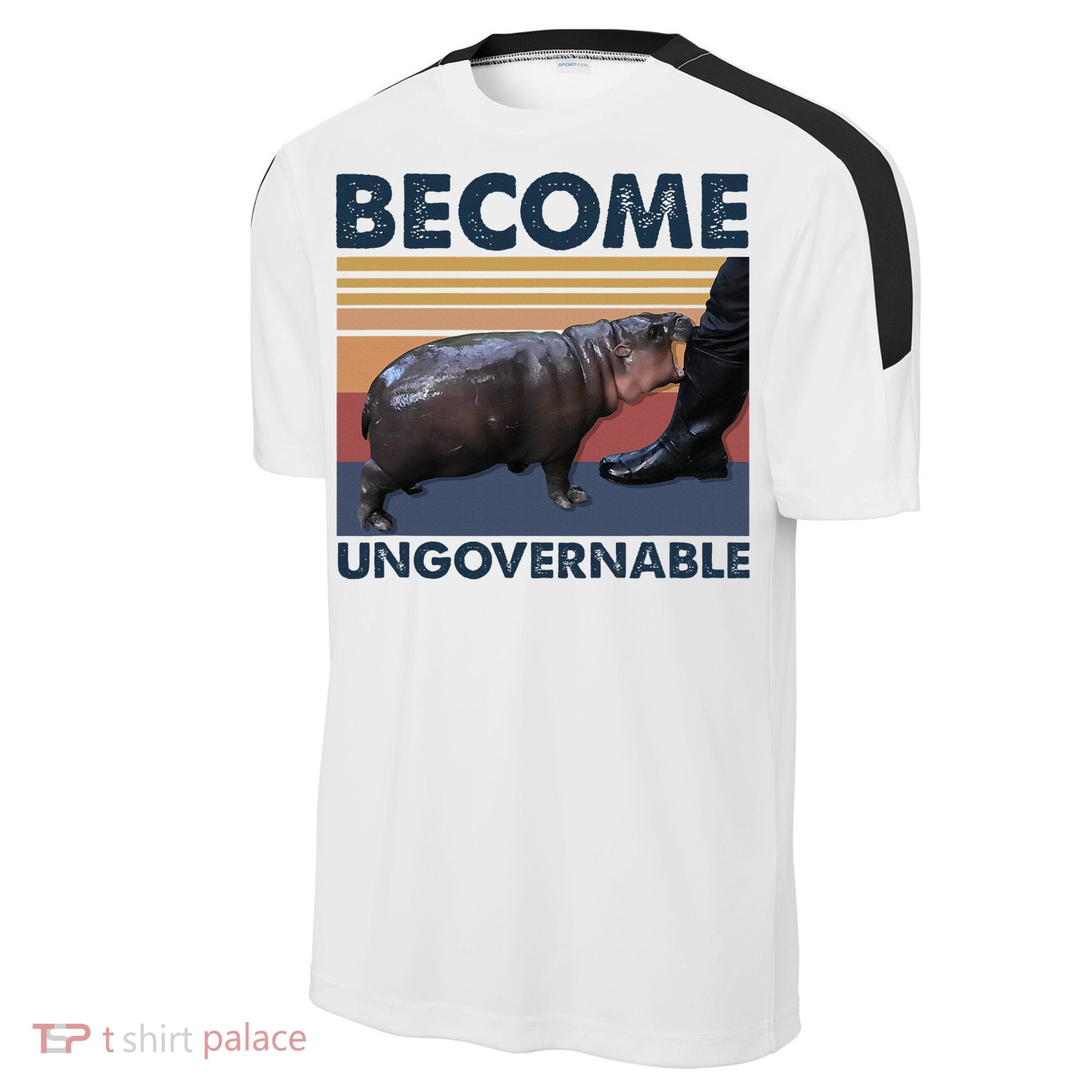 Become Ungovernable Moo Deng Cute Baby Hippo Funny Hippo Sport-Tek Competitor United Soccer Jersey