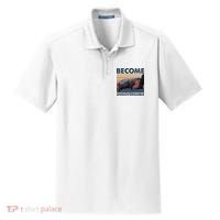 Become Ungovernable Moo Deng Cute Baby Hippo Funny Hippo Dry Zone Grid Polo thumb 0