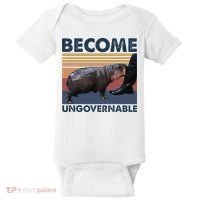 Become Ungovernable Moo Deng Cute Baby Hippo Funny Hippo Baby Bodysuit thumb 0