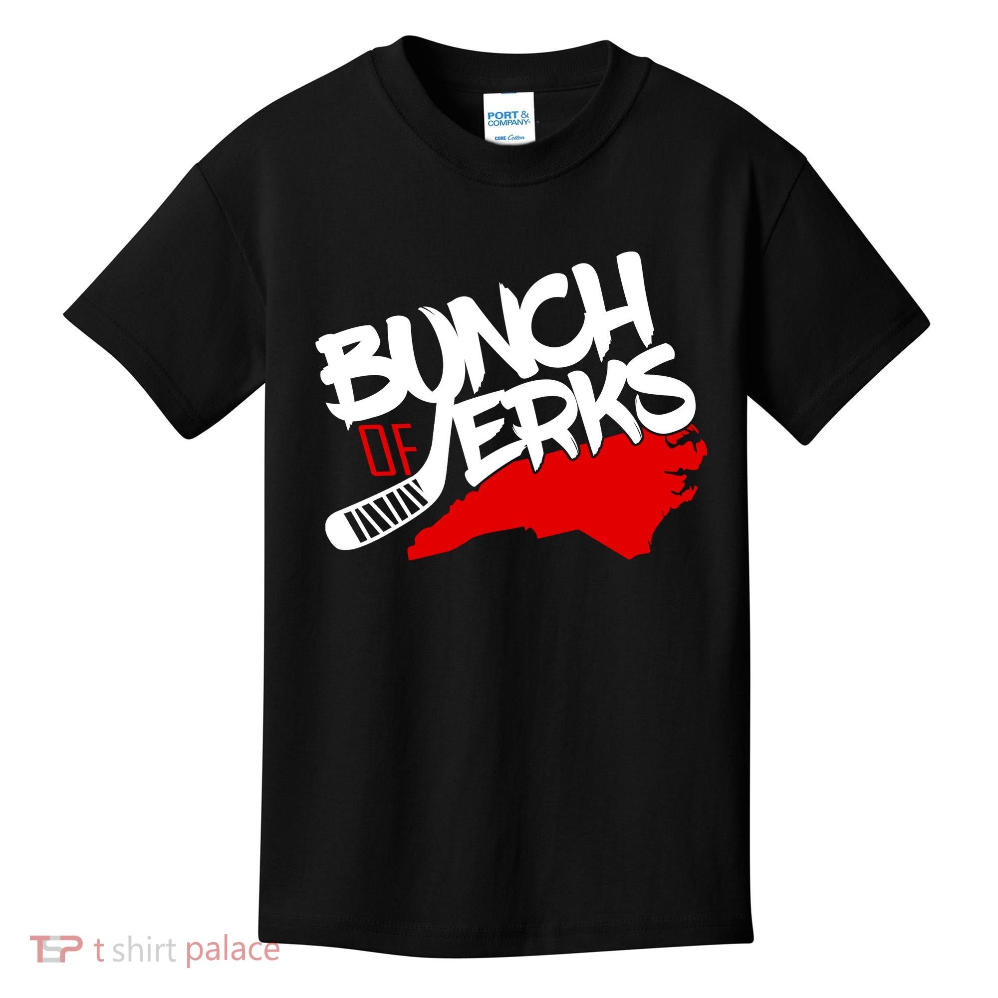 Bunch Of Jerks Carolina Hockey Kids T-Shirt