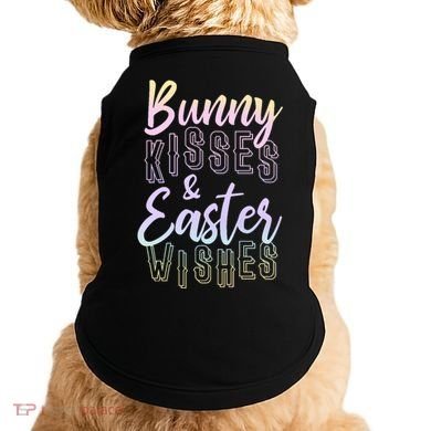 Bunny Kiss And Easter Wishes Cute Doggie Tank