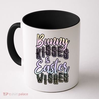 Bunny Kiss And Easter Wishes Cute Coffee Mug
