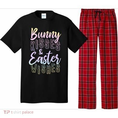 Bunny Kiss And Easter Wishes Cute Pajama Set