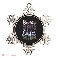 Bunny Kiss And Easter Wishes Cute Ornament thumb 0