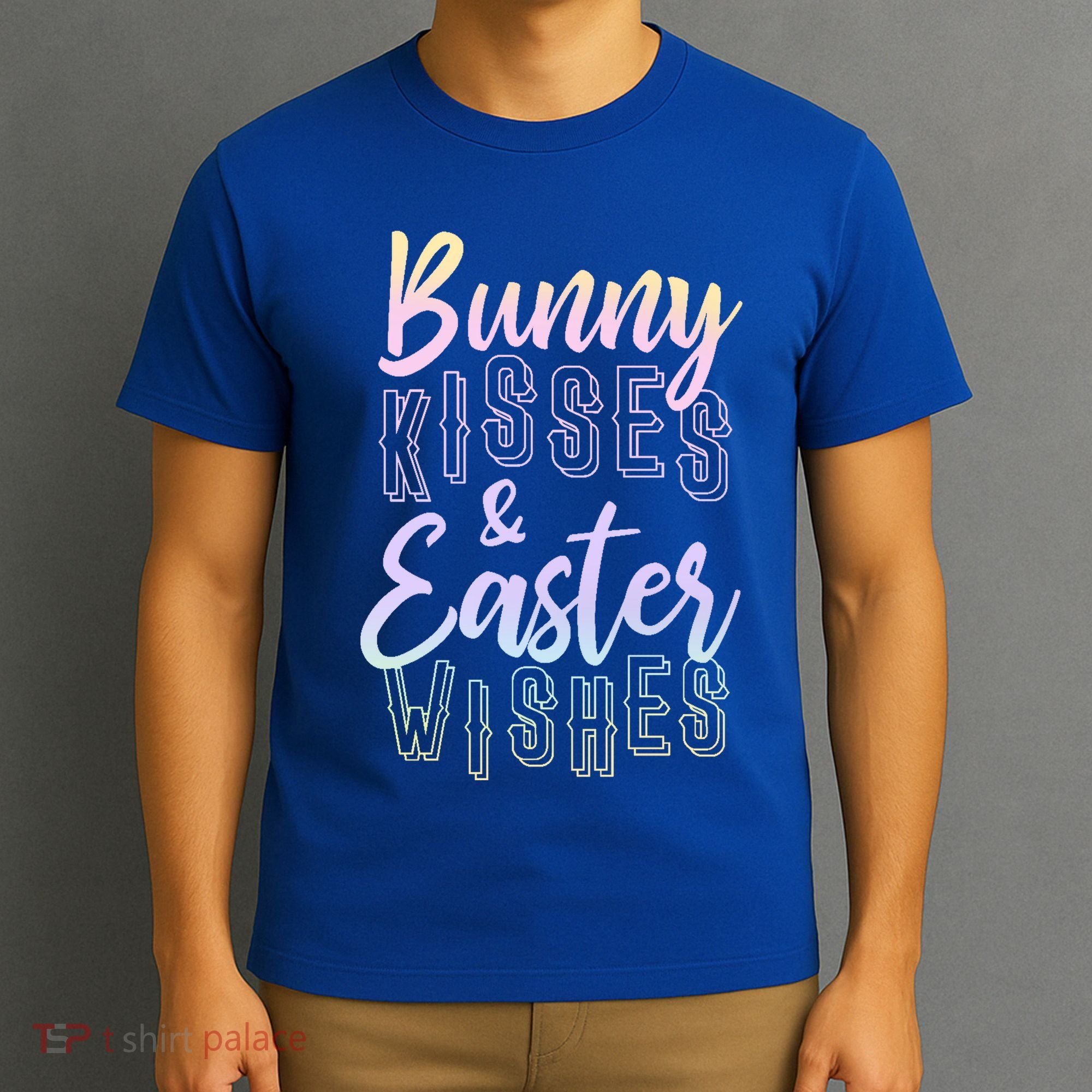 Bunny Kiss And Easter Wishes Cute T-Shirt