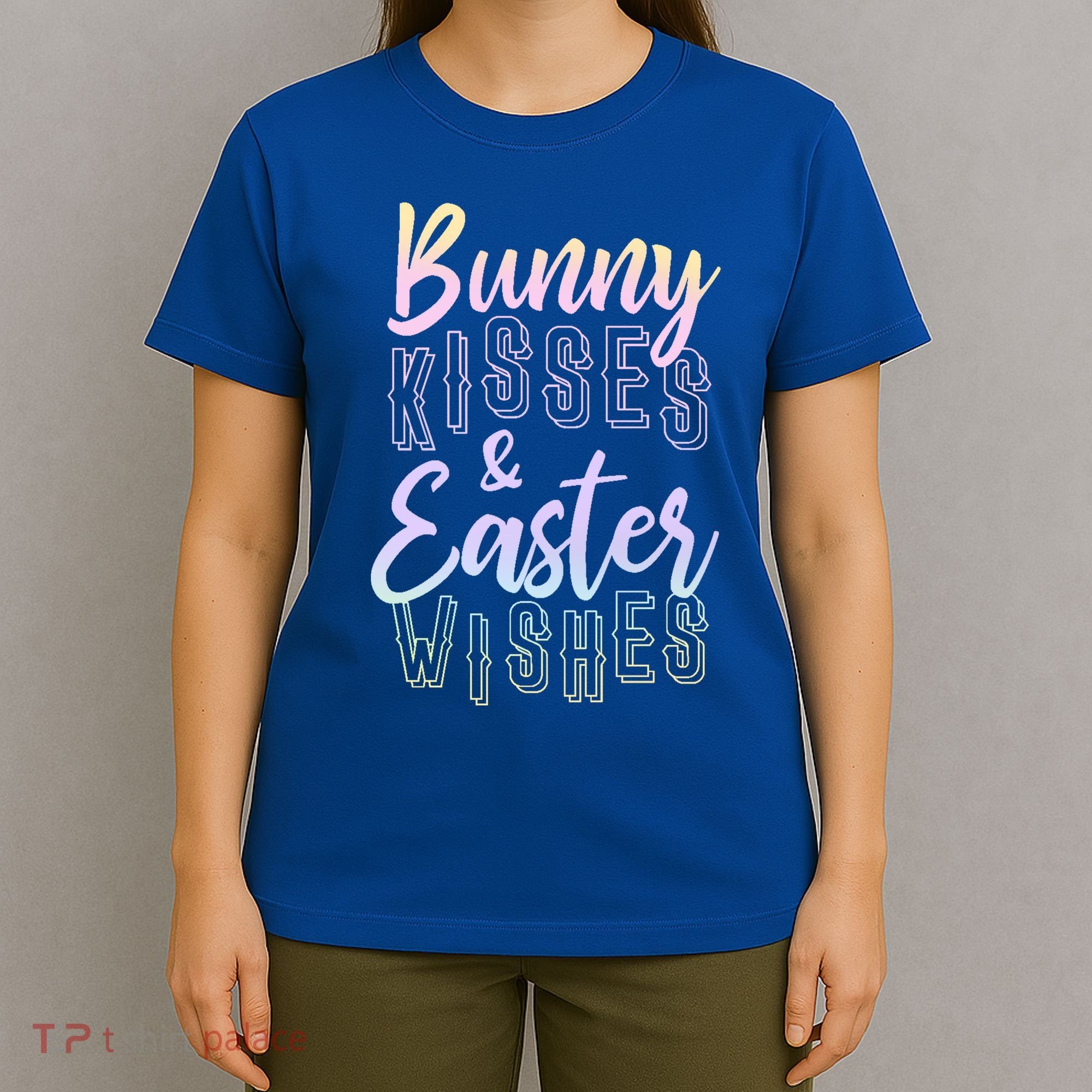 Bunny Kiss And Easter Wishes Cute T-Shirt